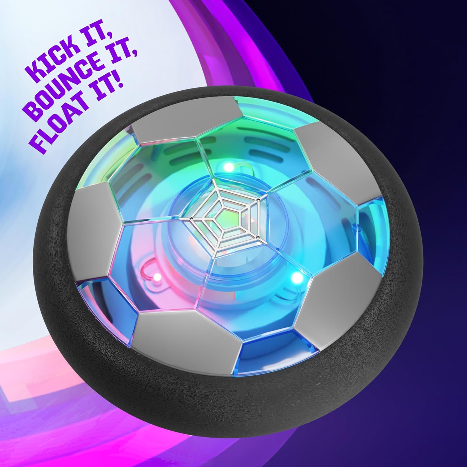 Hover Soccer Light-Up Ball, Birthday Gift for Boys, Indoor Toy Games, Kids Gifts for Age 5, 6, 7, 8, 9, 10, 11, 12 Years Old, Boy Toys for Age 3 Years and Up.